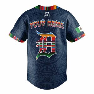 Tigers Mexican Heritage Night Custom Name Jersey 20252