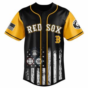 2025 Red Sox First Responders Night Jersey1