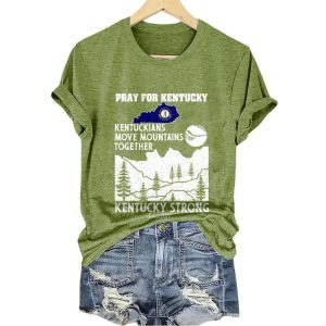 Pray For Kentucky Kentuckians Move Mountains Together Kentucky Strong Since 2017 Shirt1