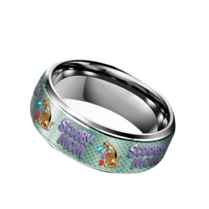 Scooby Doo x Mothers Day Silver Tungsten Rings2
