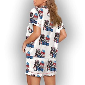 Red White And Feral USA Pajama Set1