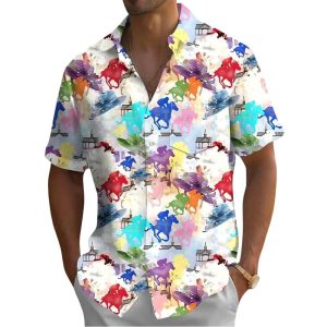 Equestrian Men’s Pocket Short Sleeve Shirts