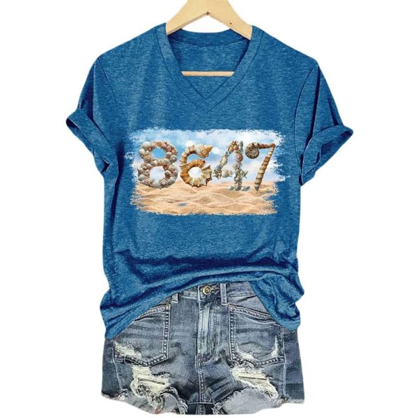 8647 Beach Seashells Shirt