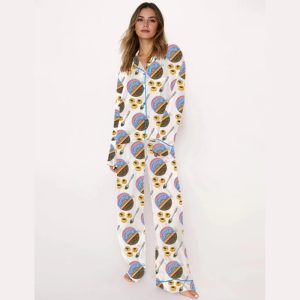 Watercolor Caviar Art Pajama Set1