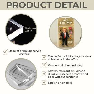 Donald Trump The President 2025 Acrylic Plaque Block 2