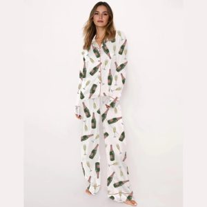 Pop The Bubbly Champagne Pajama Set1