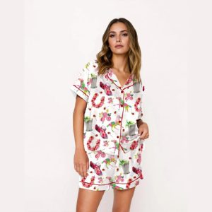 Kentucky Derby Western Horse Pattern Pajama Set1