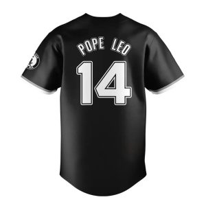 White Sox Pope Leo 14 Baseball Jersey2