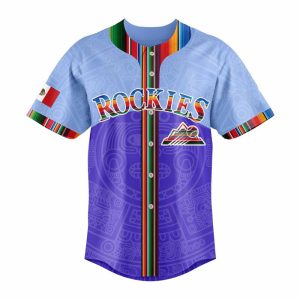 2025 Rockies Mexican Heritage Night Custom Name Jersey1