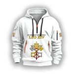 Ad Majorem Dei Gloriam Leo XIV Quarter Zip Hoodie