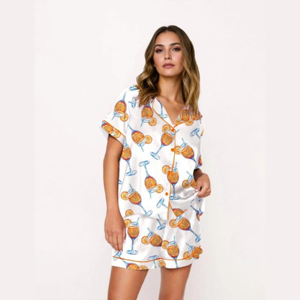 Aperol Spritz Trio Watercolor Pajama Set