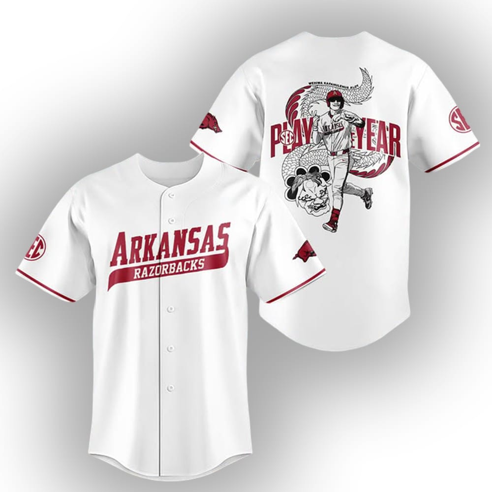 Arkansas Wehiwa Aloy 2025 SEC Player Of The Year Jersey Arkansas Wehiwa Aloy 2025 SEC Player Of The Year Jersey