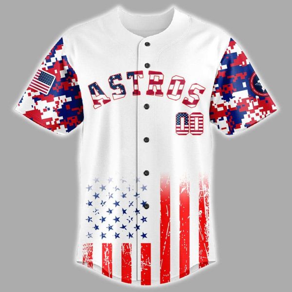 Astros 4th Of July Independence Day Jersey 2025