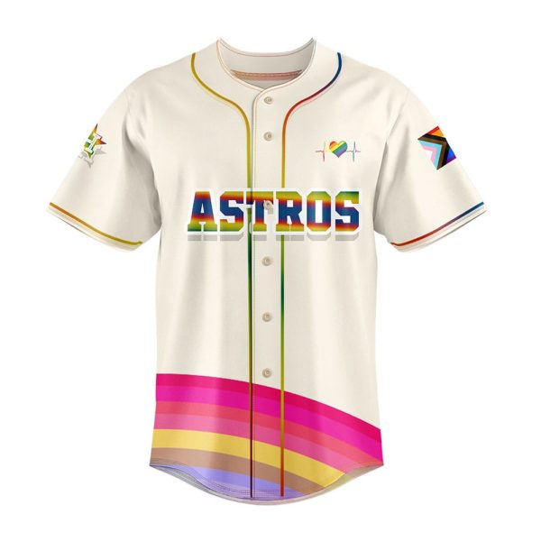 Astros Pride Month Be Pround Of Yourself Jersey 2025