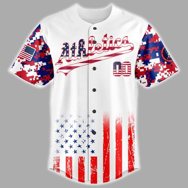 Athletics 4th Of July Independence Day Jersey 2025
