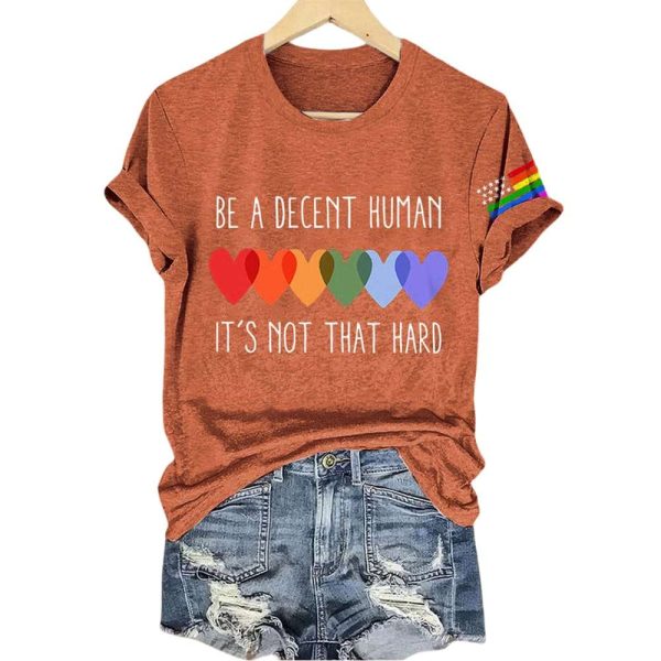 Be A Decent Human It’s Not That Hard Shirt
