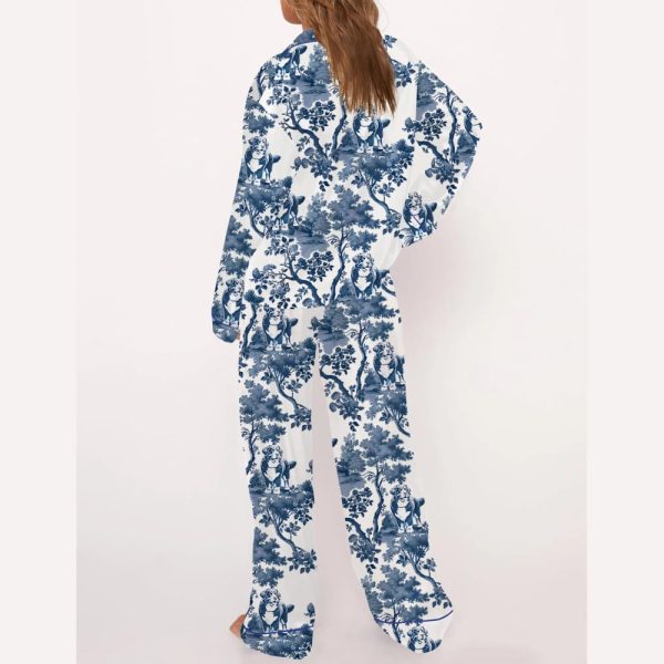 Bernese Mountain Dog Silky Satin Pajama Set