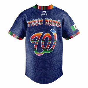 Nationals Mexican Heritage Night Custom Name Jersey 20252