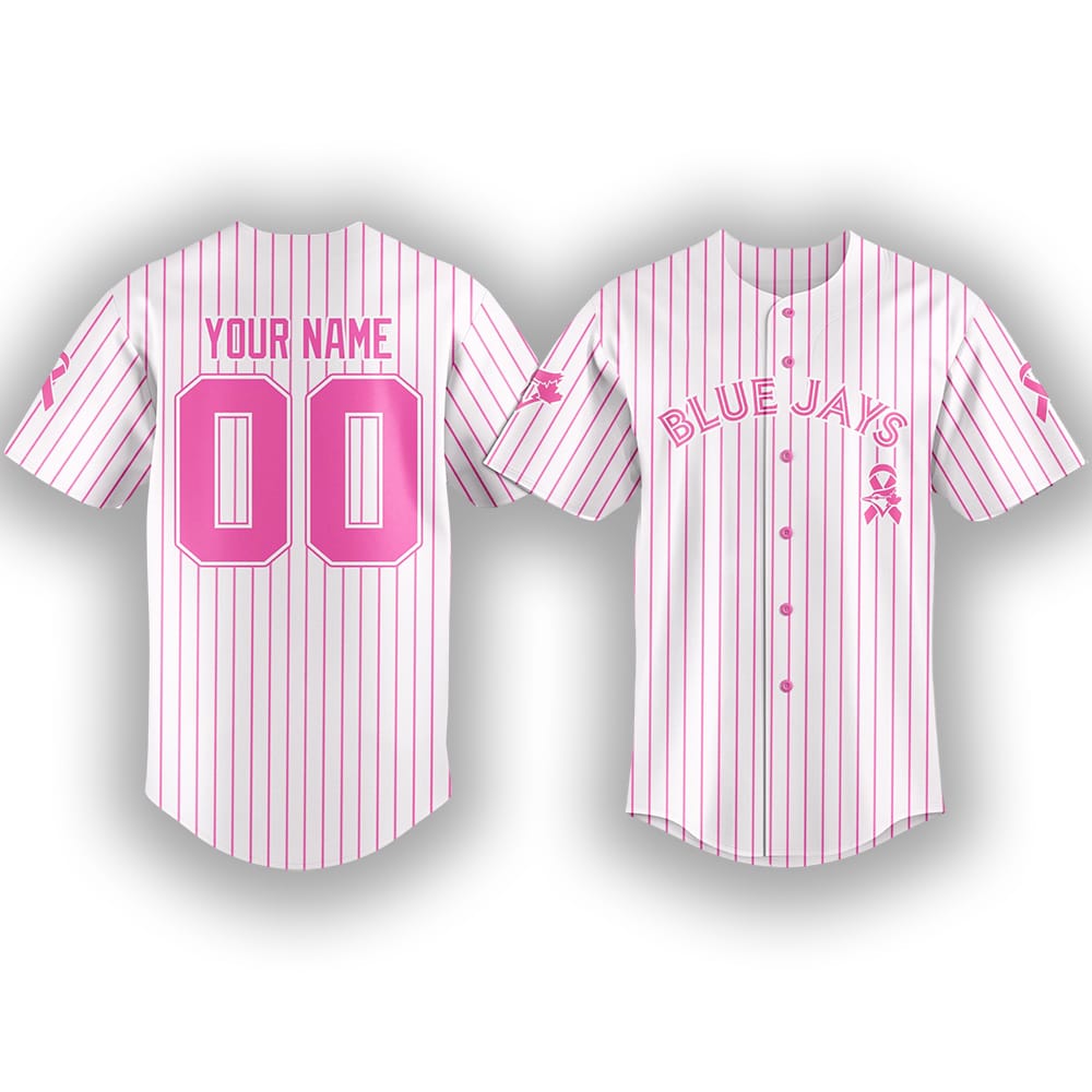 Blue Jays Breast Cancer Awareness Game Night Jersey 2025 Blue Jays Breast Cancer Awareness Game Night Jersey 2025