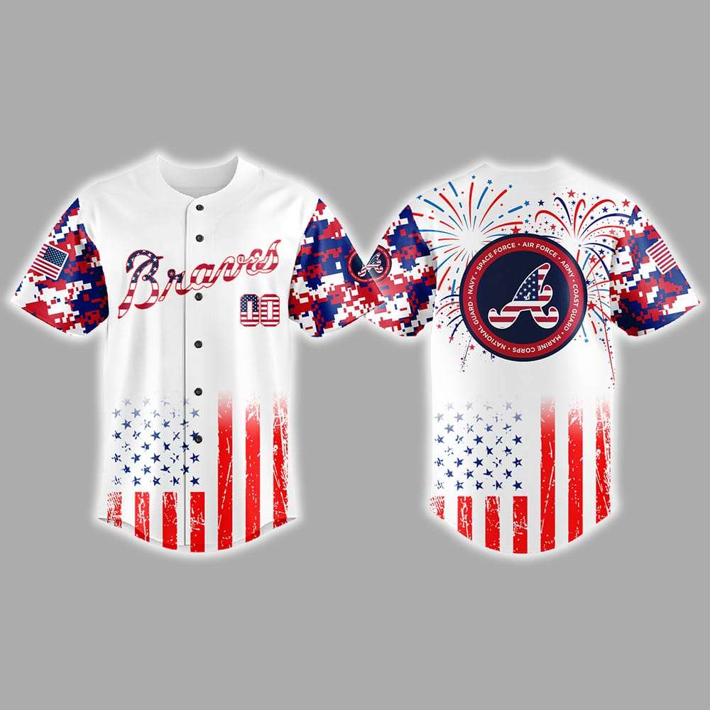 Braves 4th Of July Independence Day Jersey 2025 Braves 4th Of July Independence Day Jersey 2025