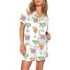 Bright Cocktail Trio Aperol Spritz Margarita Paloma Coastal Cowgirl Pajama Set