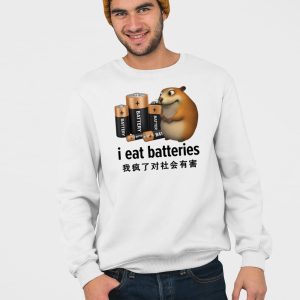 I Eat Batteries Chinese Shirt 3