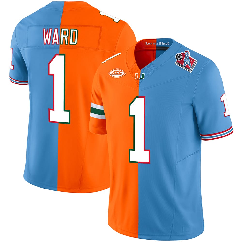 Cam Ward Half Hurricanes And Titans Jersey Cam Ward Half Hurricanes And Titans Jersey