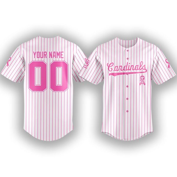 Cardinals Breast Cancer Awareness Game Night Jersey 2025