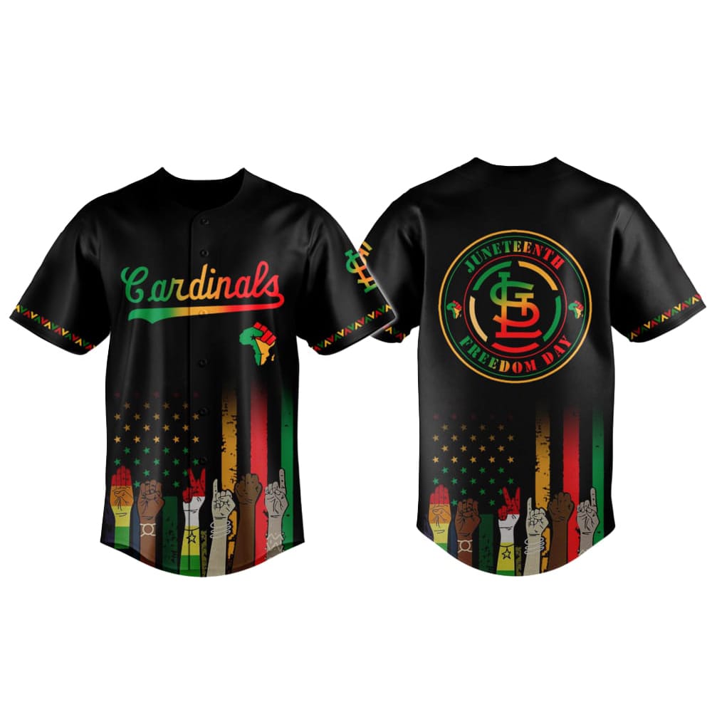 Cardinals Juneteenth Freedom Day Jersey 2025 Cardinals Juneteenth Freedom Day Jersey 2025