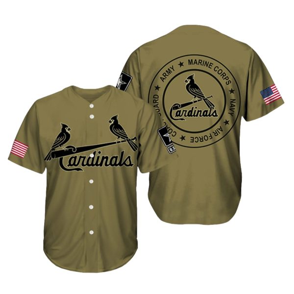Cardinals Military Appreciation Night Jersey 2025