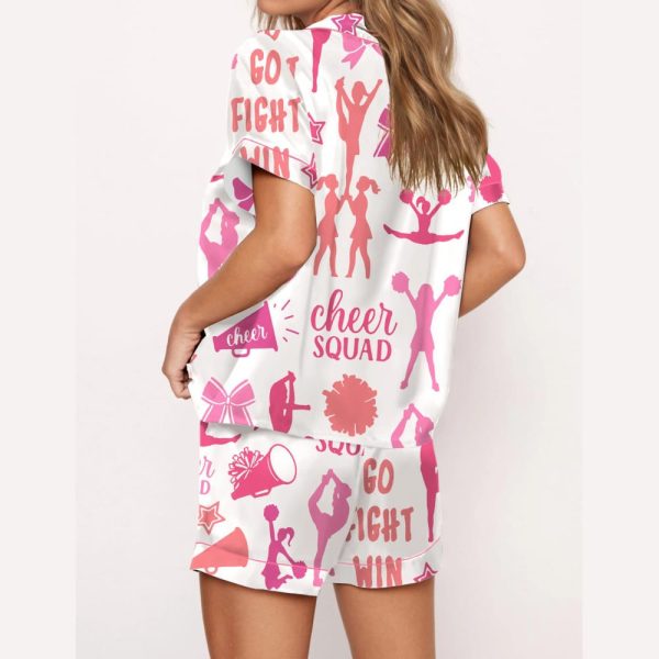 Cheerleading Silky Satin Pajama Set