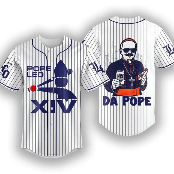 Chicago Pope Leo XIV Da Pope Baseball Jersey