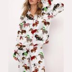Christmas Funny Dachshund Pajama Set