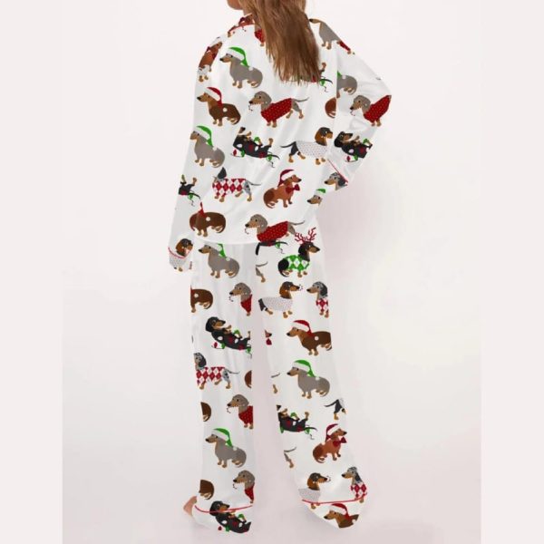 Christmas Funny Dachshund Pajama Set