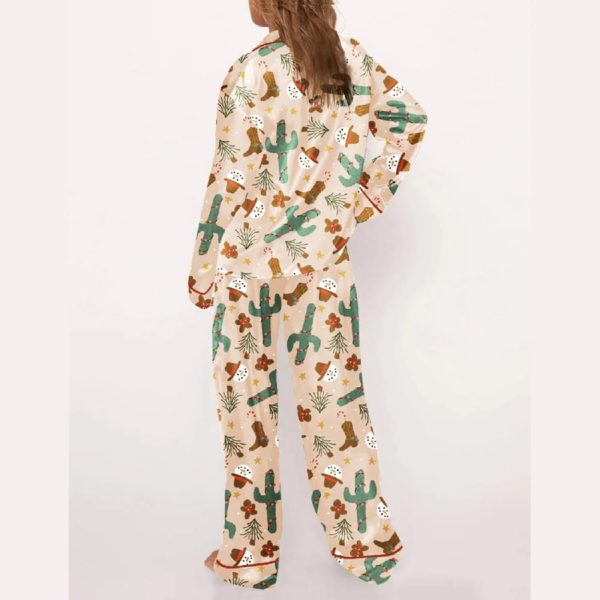 Christmas Western Cowboy Boots Pajama Set