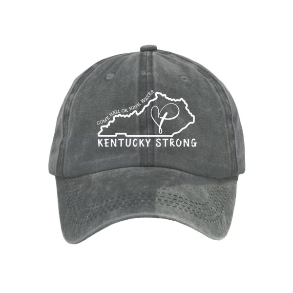 Come Hell Or High Water Kentucky Strong Faith Cross Baseball Cap