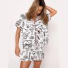 Cowgirl Whimsical Style Hand Drawn Western Bachelorette Party Pajama Set