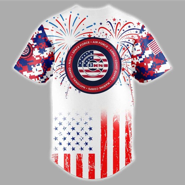 Cubs 4th Of July Independence Day Jersey 2025