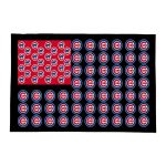 Cubs American Flag Doormat