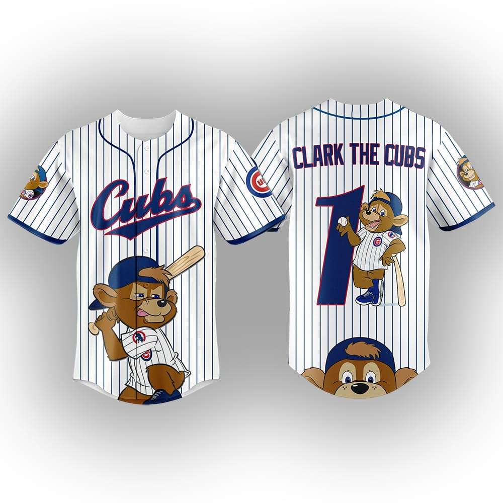 Cubs Clark The Cub 2025 Jersey Cubs Clark The Cub 2025 Jersey