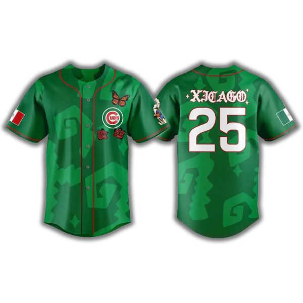 Cubs Mexican Heritage Jersey 2025 Giveaway