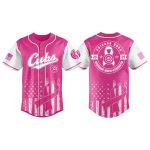 Cubs Pink Out The Park Baseball Jersey 2025