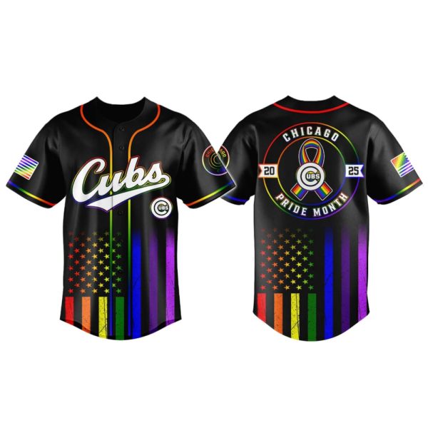 Cubs Pride Month Jersey 2025