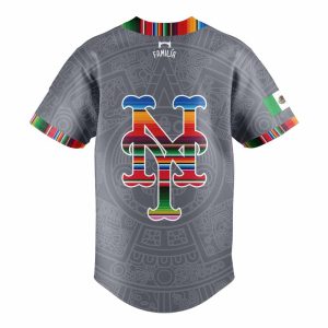 Mets Mexican Heritage Night Gray Combo Jersey 20252