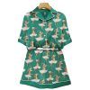 Dachshund Ballet Christmas Art Pajama Set