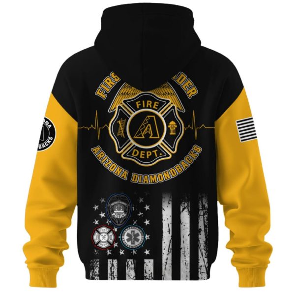 Diamondbacks First Responders Hoodie 2025