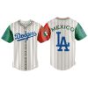 Dodgers Mexican Heritage Night Striped 2025 Jersey