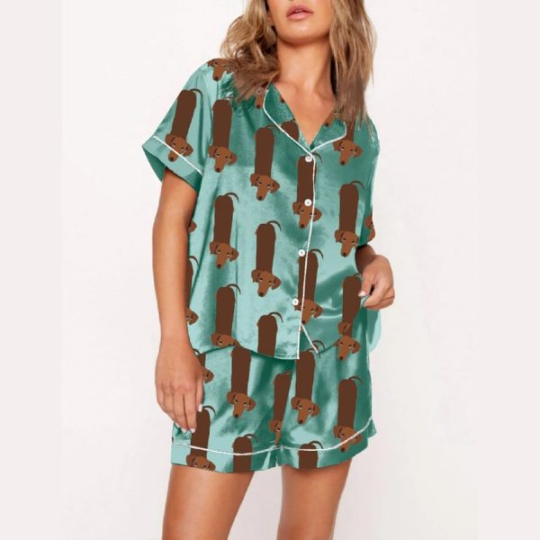 Doxie Dachshund Cute Dog Pajama Set