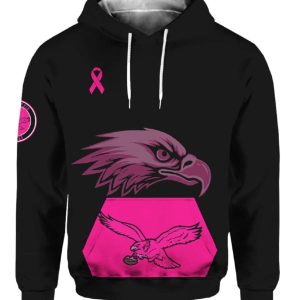 Eagles October Breast Cancer Awareness Month Hoodie 2