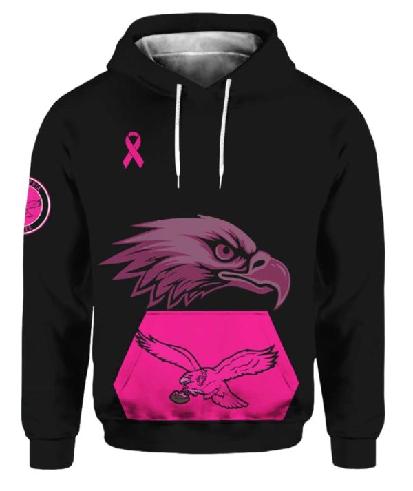 Eagles October Breast Cancer Awareness Month Hoodie